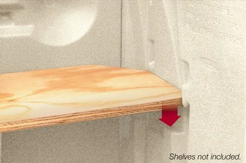 Rubbermaid Vertical Resin Weather Resistant Outdoor Storage Shed