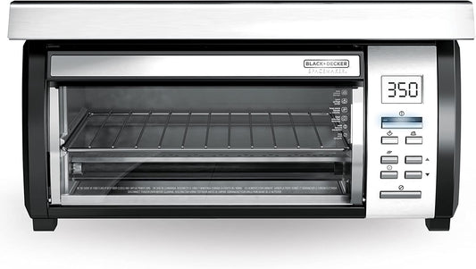 Spacemaker Under-Counter Toaster Oven, Black/Stainless Steel, TROS1000D