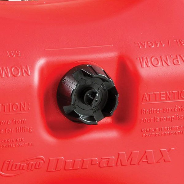 14 Gallon Portable Gas Fuel Tank with Pump, 2 Pack, Red