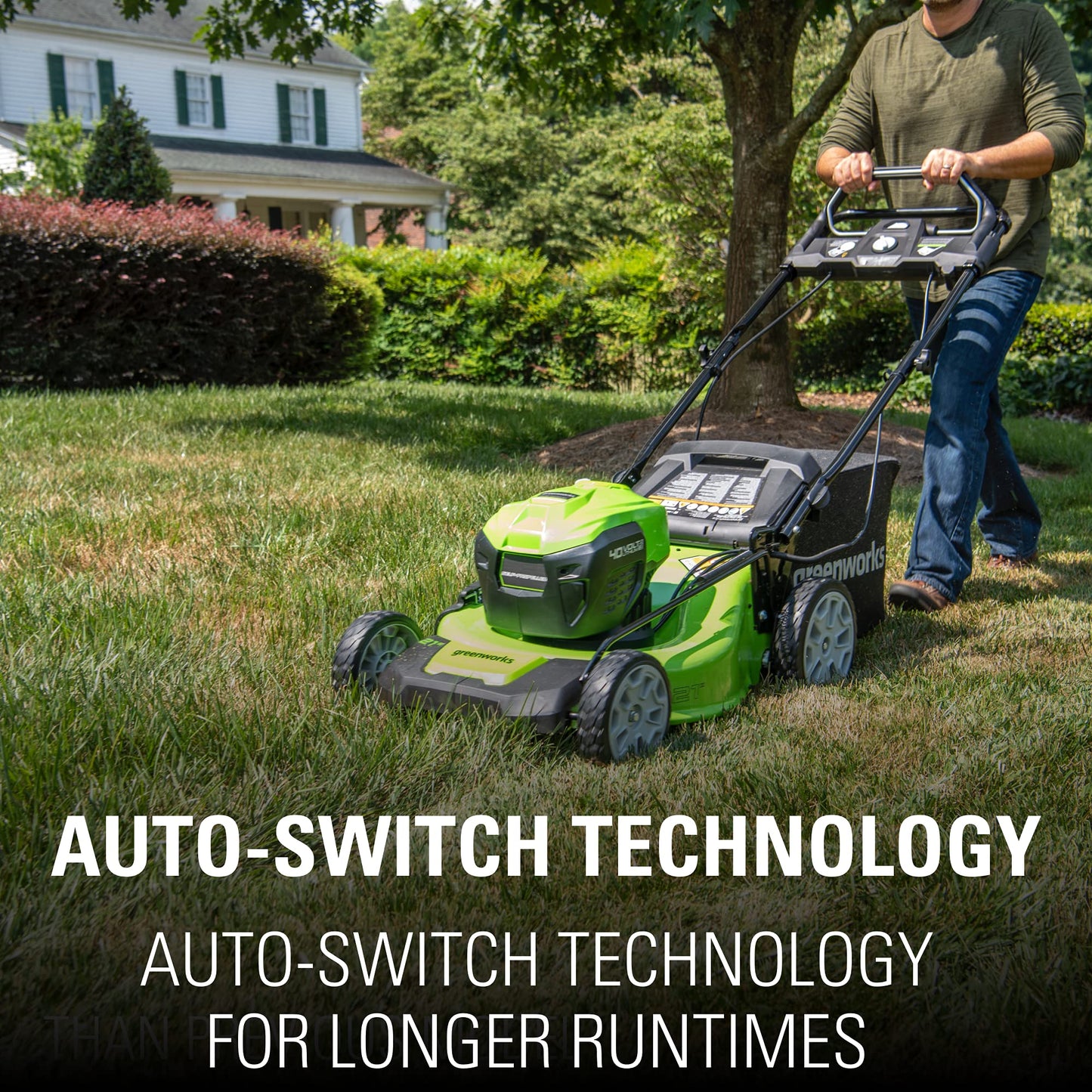 80V Cordless 21′′ Self-Propelled Brushless Lawn Mower | Greenworks