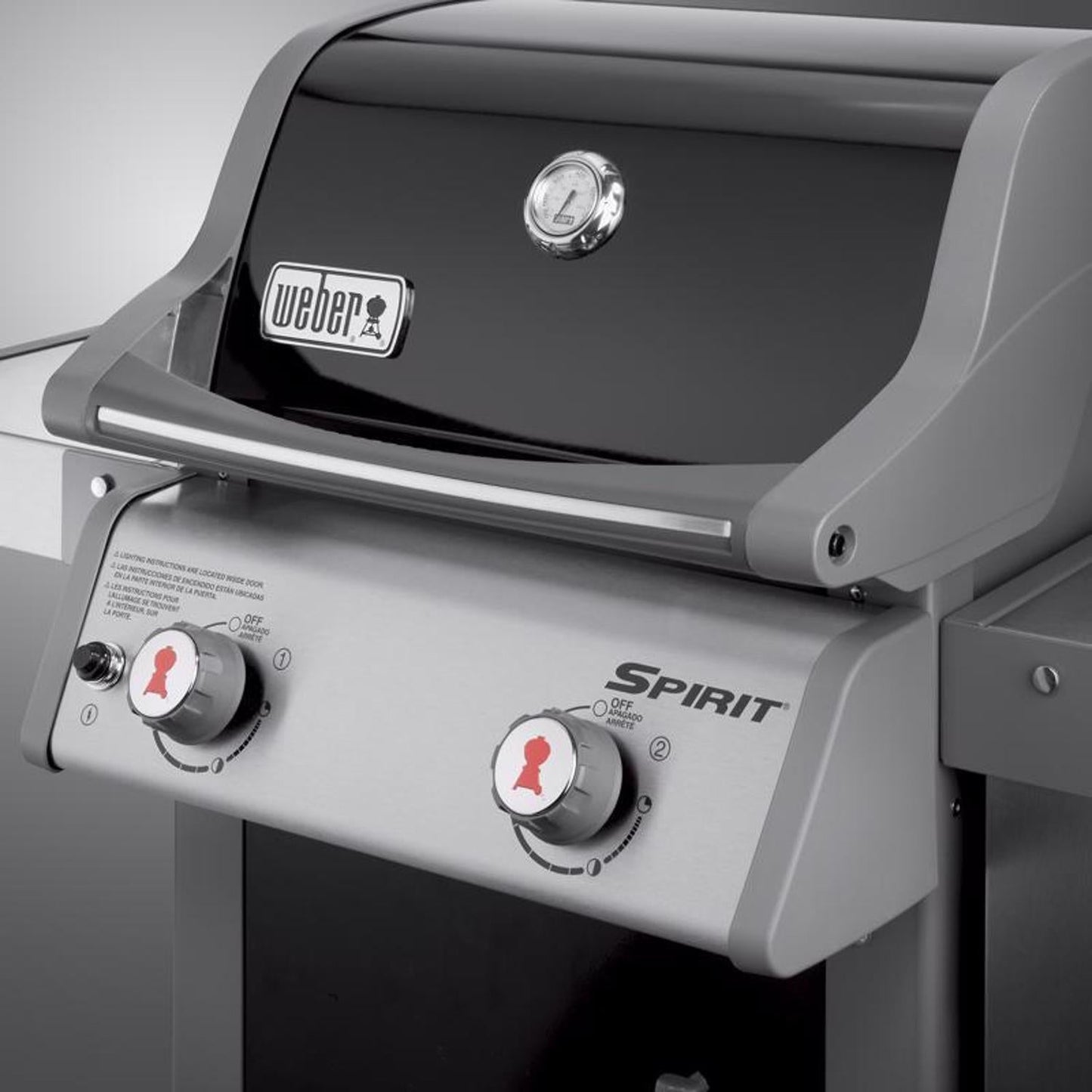 Spirit E-210 2 Burner Liquid Propane Grill Black