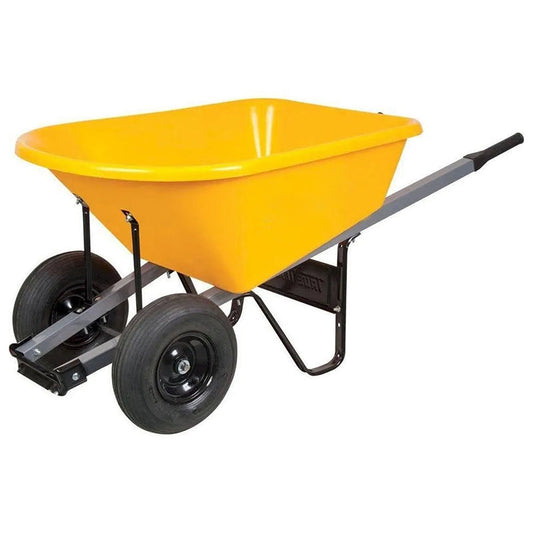 6 Cu. ft. Poly Wheelbarrow with Dual Wheels RP6DWLG8