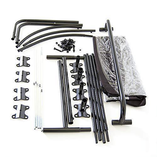 Deluxe Universal Snow Thrower Cab, Black – Fits Most Two & Three-Stage Snow Blowers, Includes Storage Pouch & Reflective Fabric