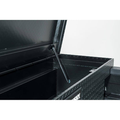 61.86 Matte Black Aluminum Low Profile Truck Tool Box for Mid-Size Trucks