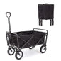 220lb Folding Wagon Utility Garden Cart for Outdoor Camping Black