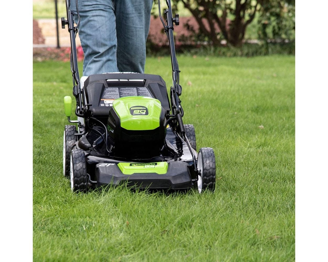 80V Cordless 21′′ Self-Propelled Brushless Lawn Mower | Greenworks