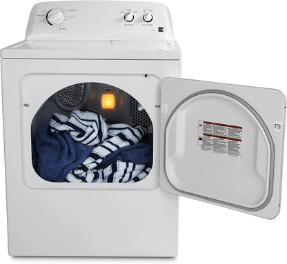 29′′ Front Load Electric Dryer with Wrinkle Guard and 7.0 Cubic Ft. Total Capacity, White
