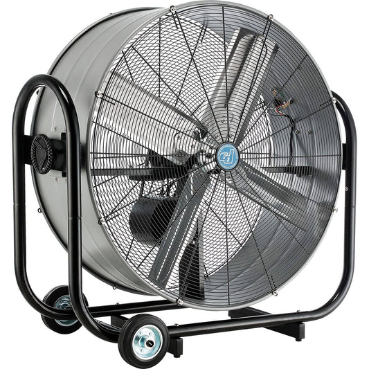 36x22 Portable Tilt Drum Blower Fan, Belt Drive
