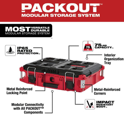PACKOUT 22 in. Rolling Tool Box, 22 in. Large Tool Box and 22 in. Medium Tool Box 8426-8425-8424