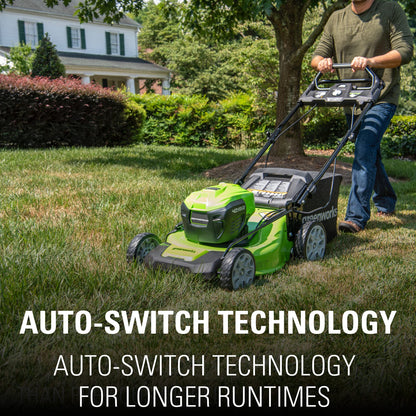 80V Cordless 21′′ Self-Propelled Brushless Lawn Mower | Greenworks