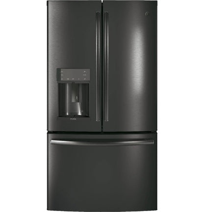 Appliances PFE28KBLTS 36 Inch French Door Refrigerator Black Stainless Steel