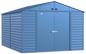 Arrow Select Steel Storage Shed, 10x14, Blue Grey