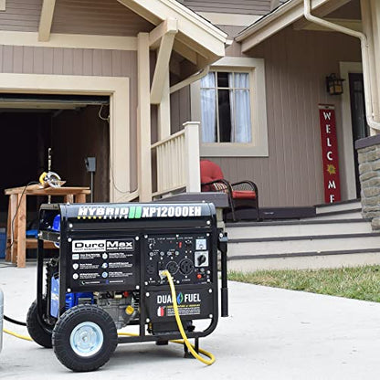 XP12000EH Dual Fuel Generator – 12,000W Gas/Propane, 457cc 4-Stroke Engine, EPA/CARB Compliant