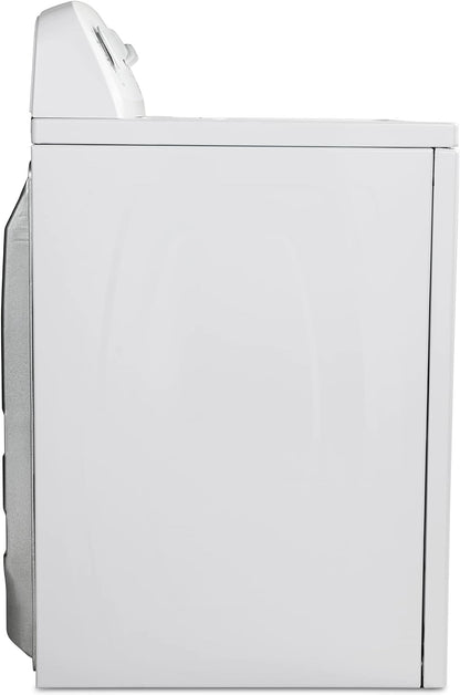 29′′ Front Load Electric Dryer with Wrinkle Guard and 7.0 Cubic Ft. Total Capacity, White