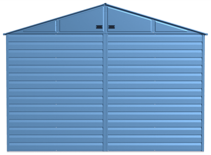 Arrow Select Steel Storage Shed, 10x14, Blue Grey