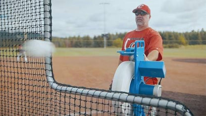 Jugs MVP Combo Pitching Machine Adjustable Up to 60 MPH, for Baseball & Softball, Ideal for Pitching-Machine Leagues