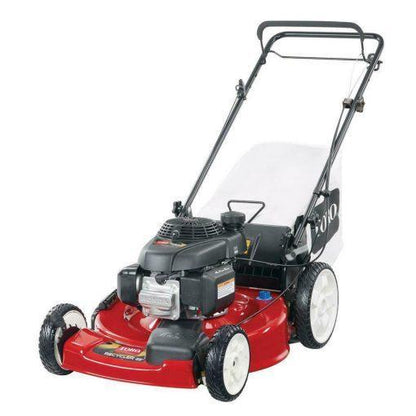 Self-propelled gas mower, 22-inch 170cc OHV engine high-wheel RWD 3-in-1 with height adjustment, oil included
